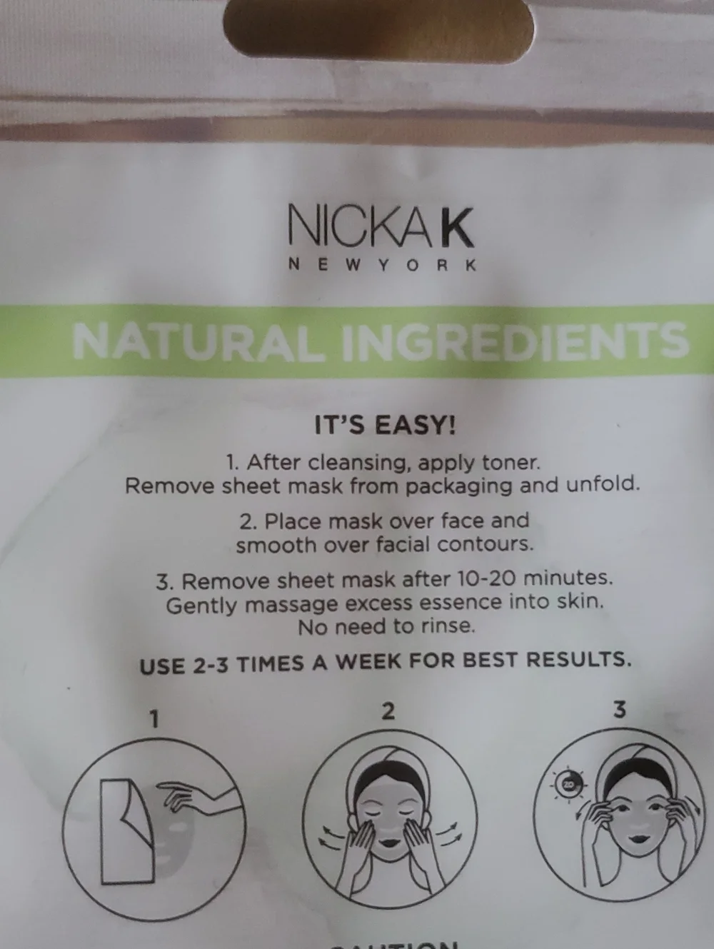 Bundle Of 2 K-Beauty Brightening Cucumber Facial Sheet Mask New